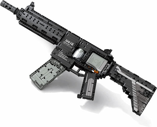 A1 M416 Building Blocks for Adults , Military Assault Cool Toys Model with Shooting Function, Great Gift for Children and Adults Brick Building Set(1188 PCS Bricks)