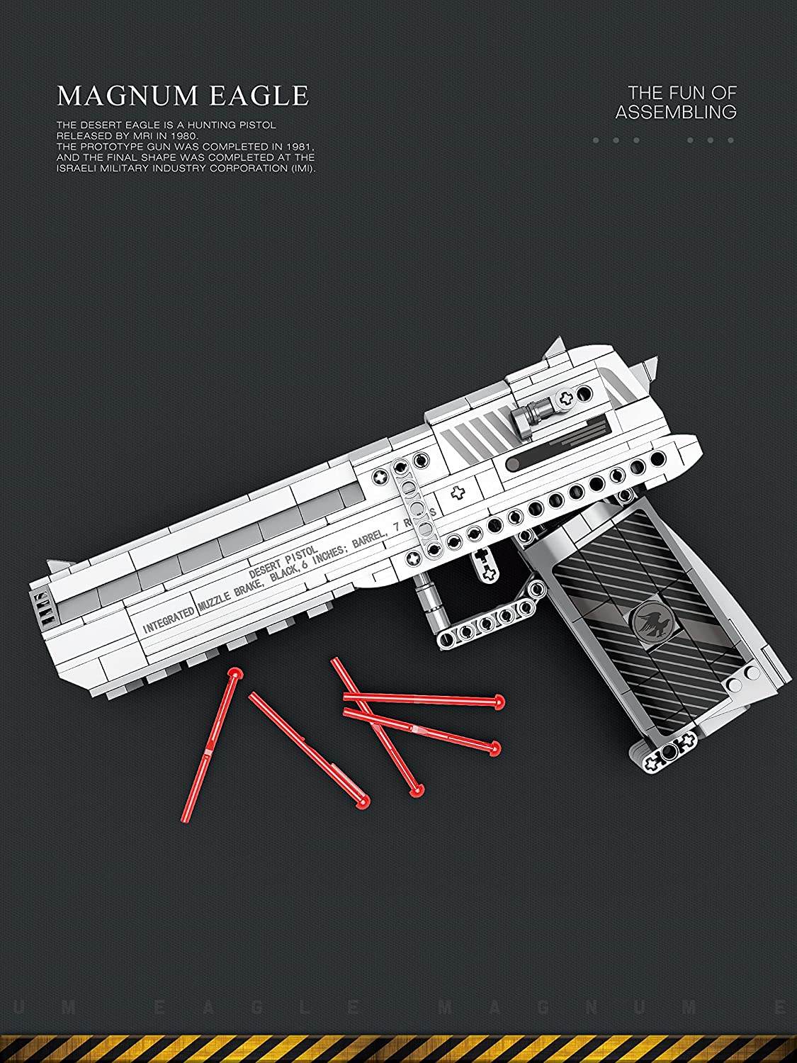 Official lego best sale desert eagle kit